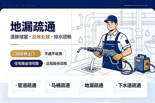 白城地漏疏通